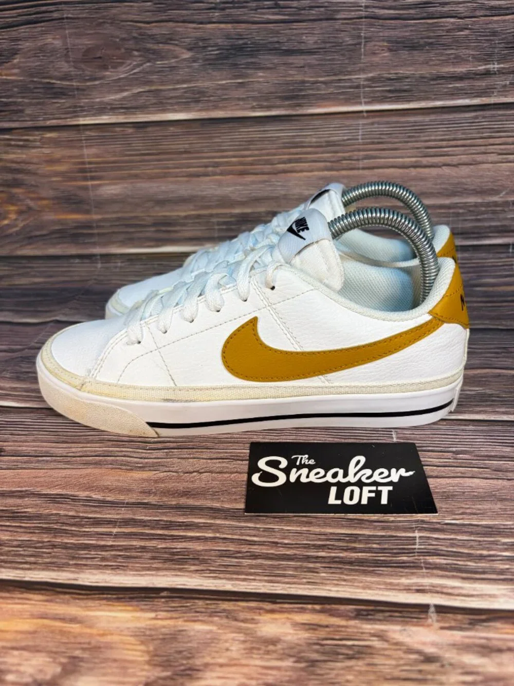 Nike Court Legacy Next Nature Women's Casual Leather Lace Up Shoes Size 7.5
